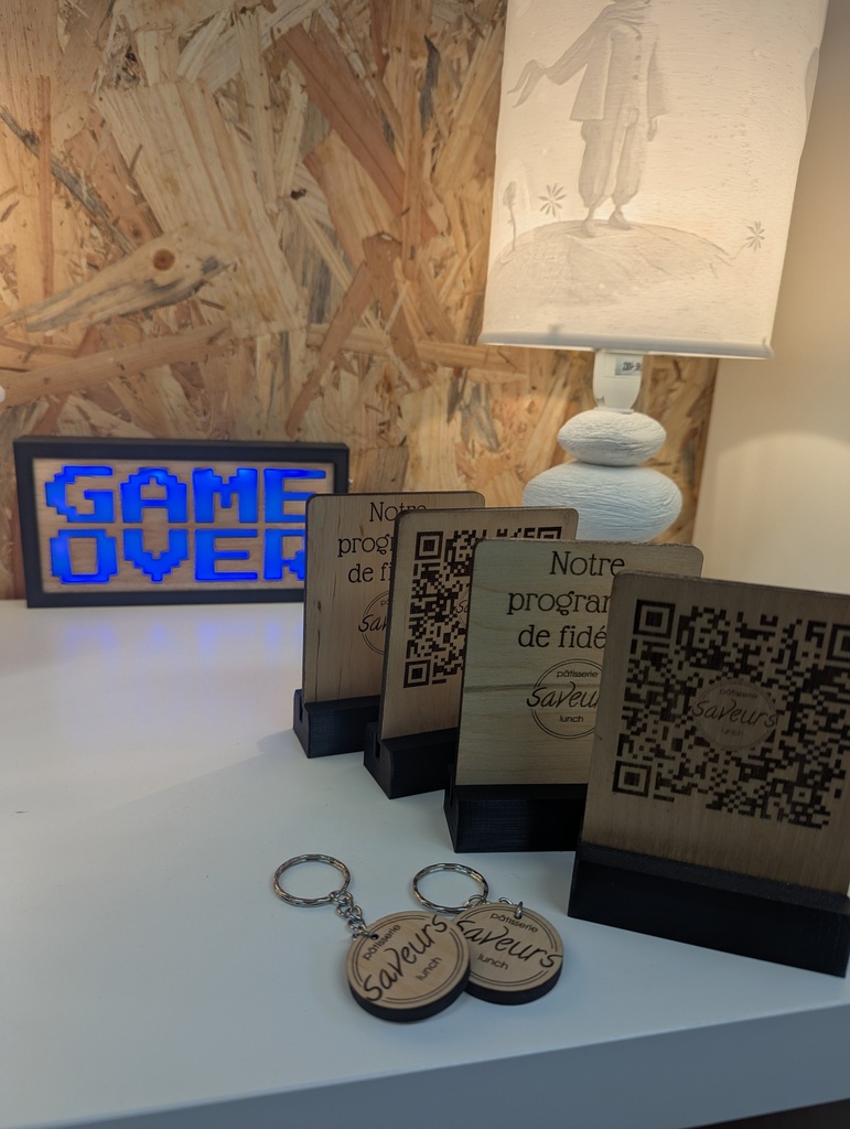 Présentoir QR code ou autre