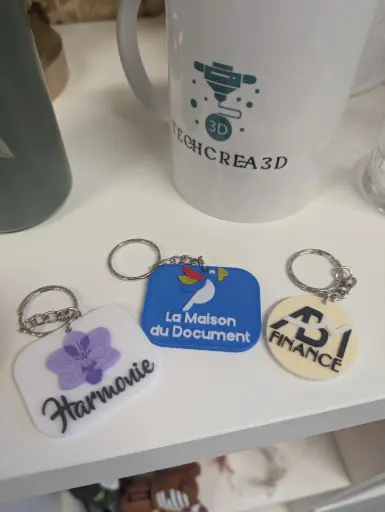 Porte-clés nfc personnalisé